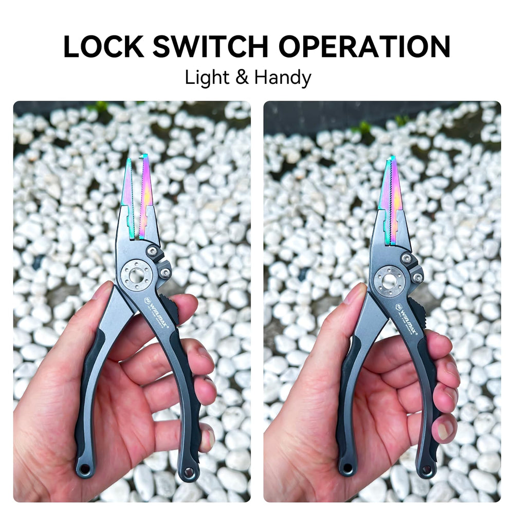 Packaging and dimensions for 7.5 inch fishing pliers