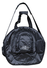 Professional's Choice rope bag backpack black, front view with accessible pockets for on-the-go use.