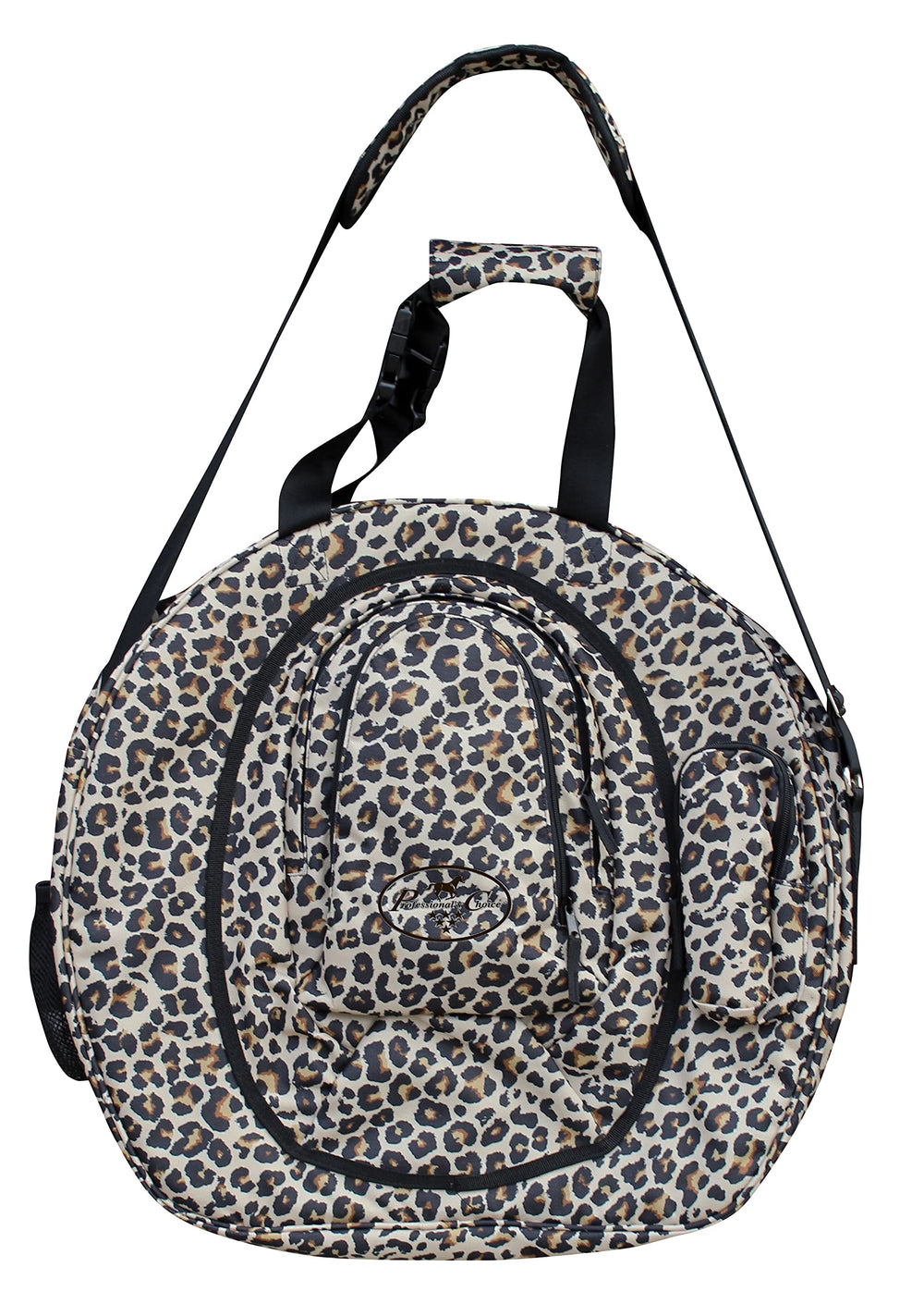 Professional's Choice rope bag backpack cheetah exterior with organized pockets for quick access.