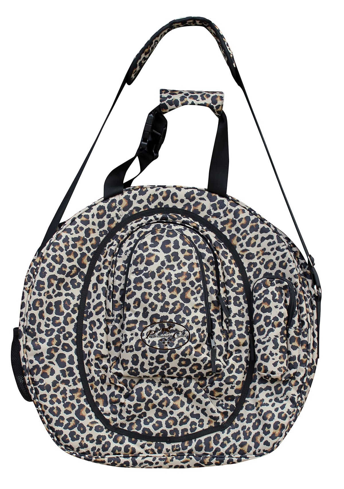 Professional's Choice rope bag backpack cheetah exterior with organized pockets for quick access.