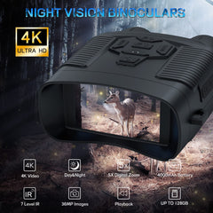 Profey Night Vision Goggles 4K video captures vivid night scenes for sharing