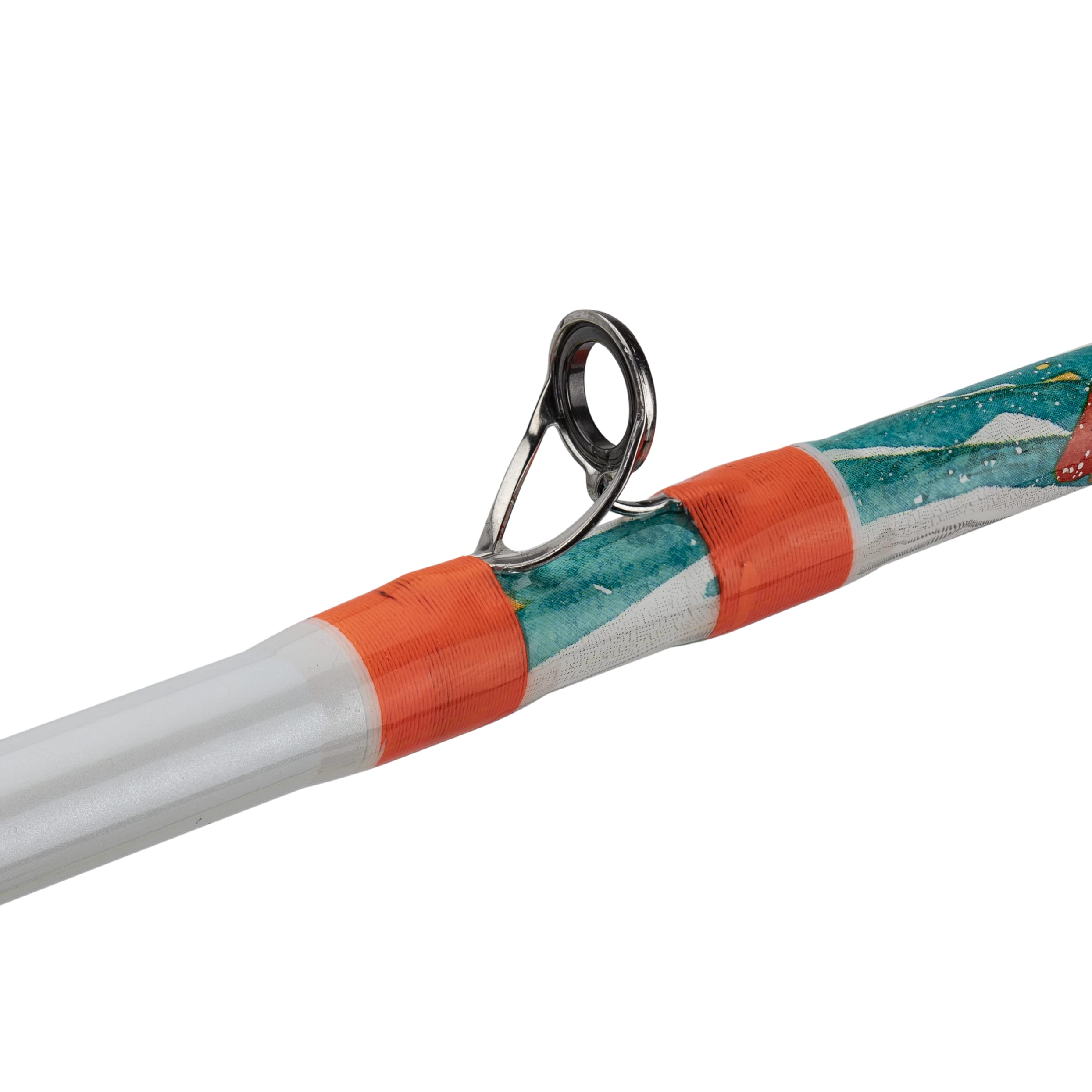 ProFISHiency 6lb hi-viz orange line pre-spooled for quick starts on water.