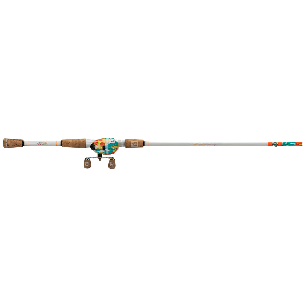 ProFISHiency aluminum handle with cork knobs boosts grip during long sessions.
