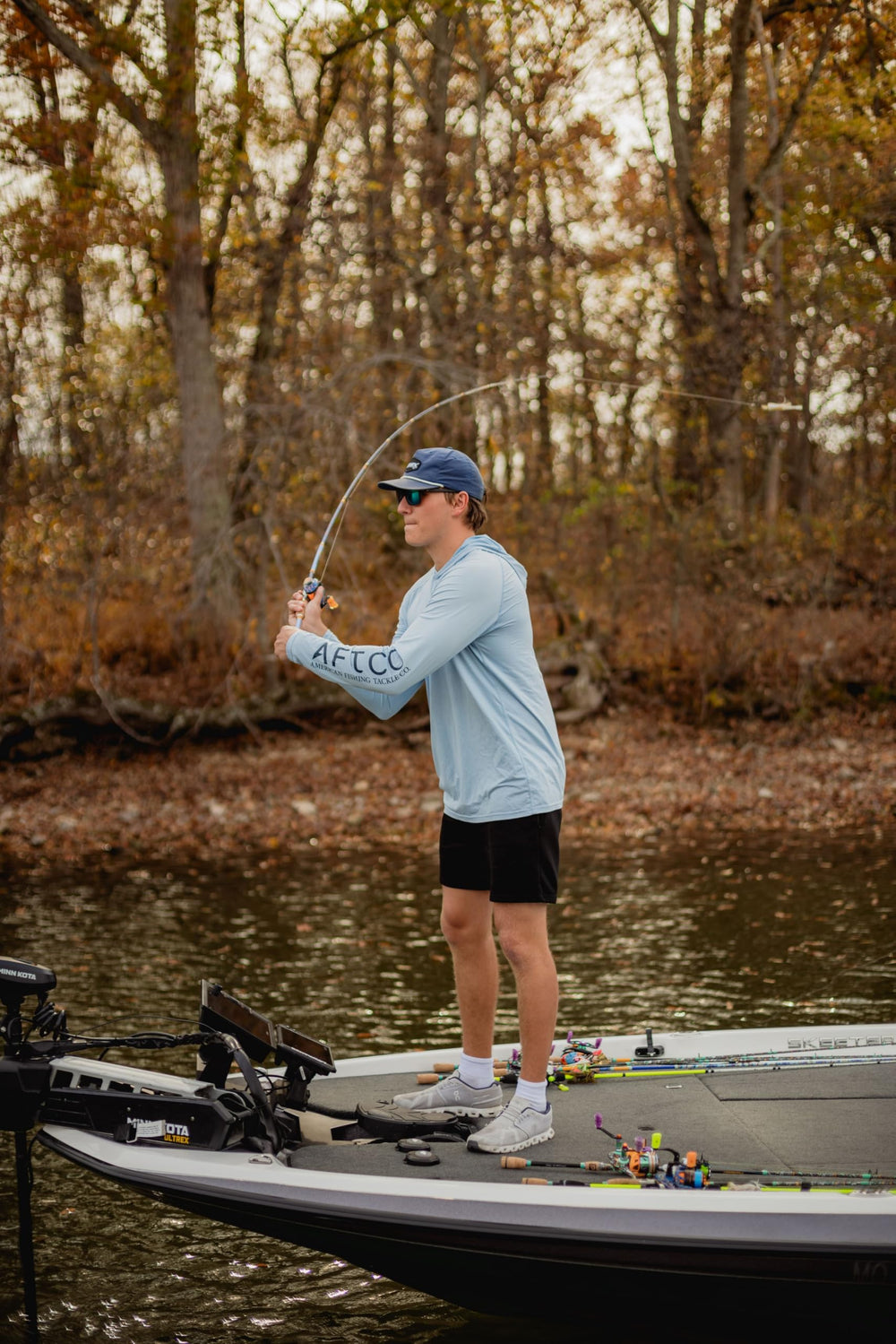 ProFISHiency aluminum oxide guides reduce friction for precise long casts.