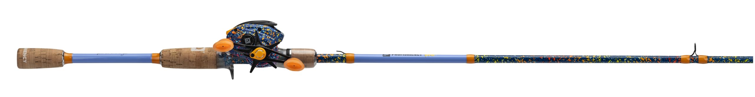 ProFISHiency blue drip 7ft baitcast rod enables confident casting and strong hooksets.