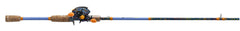 ProFISHiency blue drip 7ft baitcast rod enables confident casting and strong hooksets.