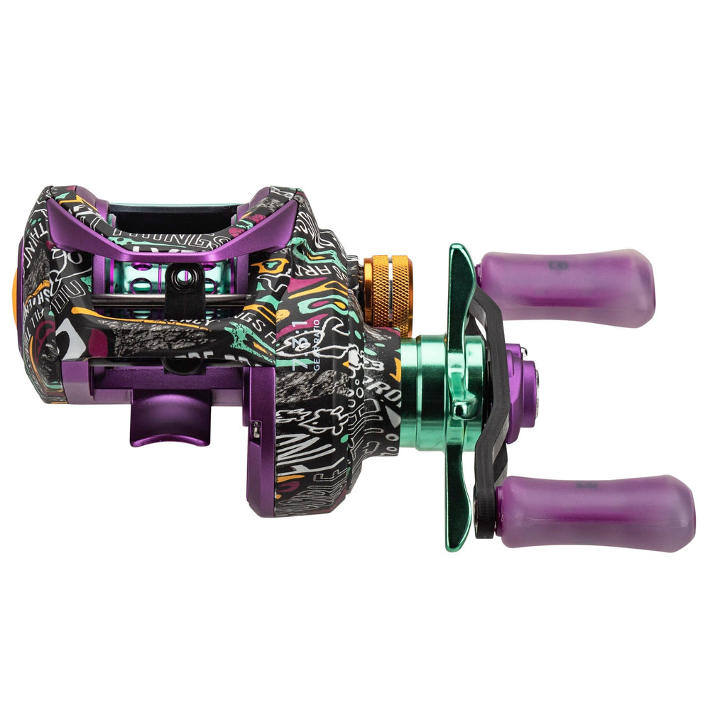 ProFISHiency Krazy 3 gear ratio 7-1 enabling quick retrieves