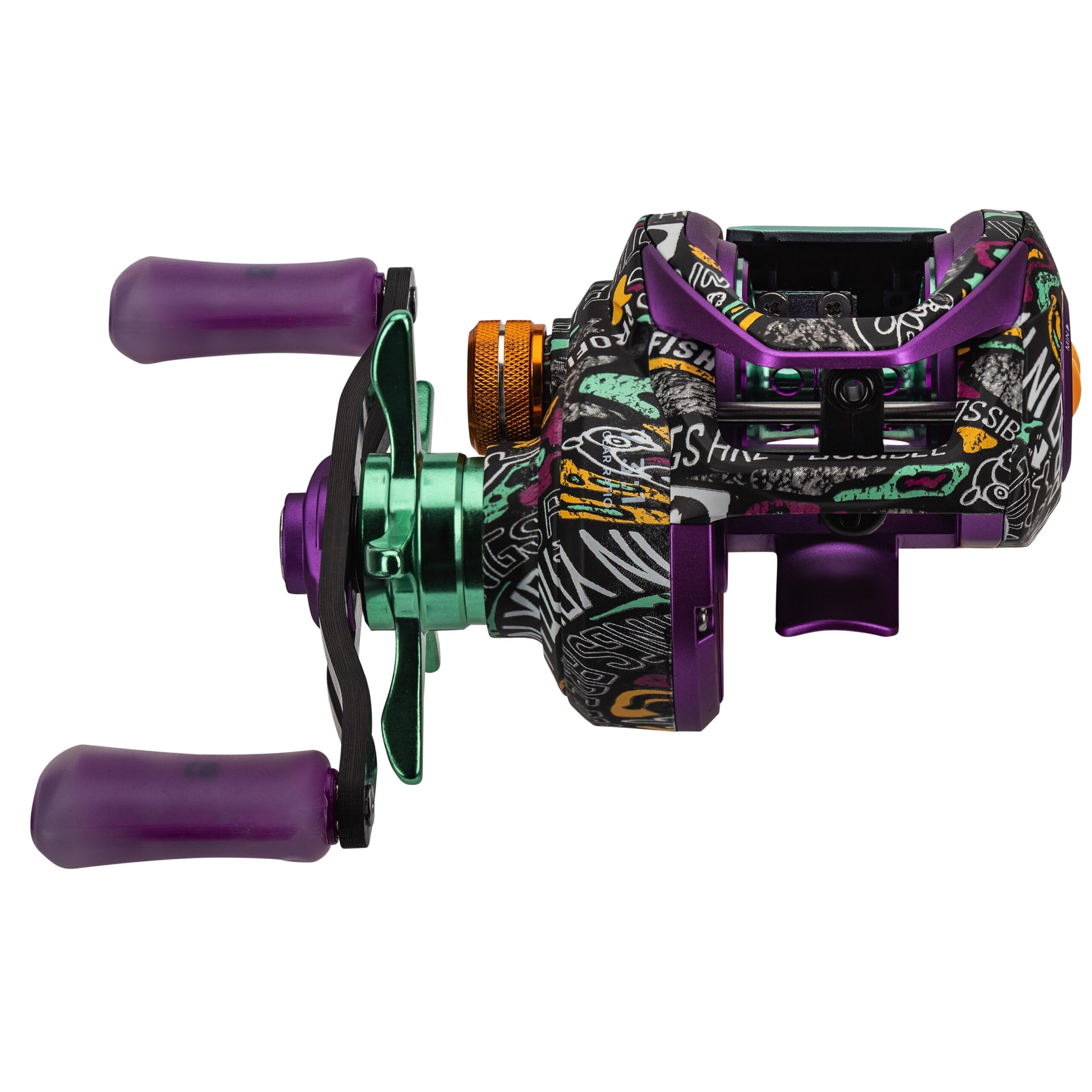 ProFISHiency Krazy 3 carbon fiber handle reduces weight while adding strength