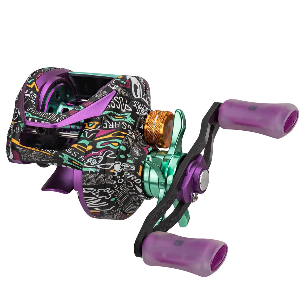 ProFISHiency Krazy 3 baitcast reel with graphite frame showing lightweight strength and balance