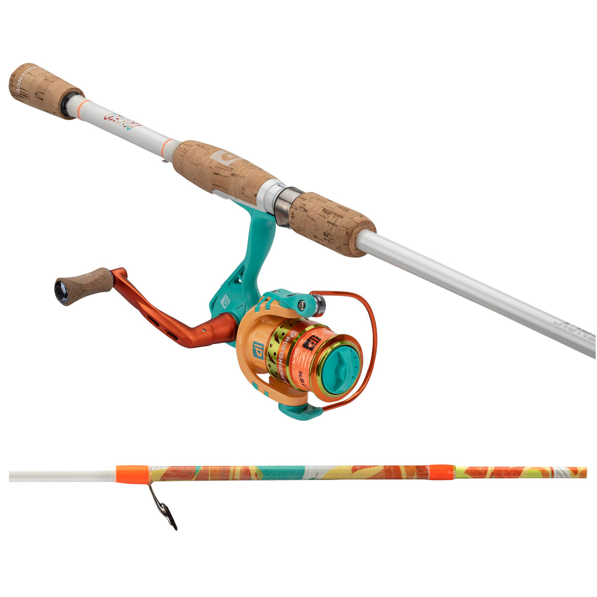 ProFISHiency Krazy 6' spinning rod with cork grip for all day comfort