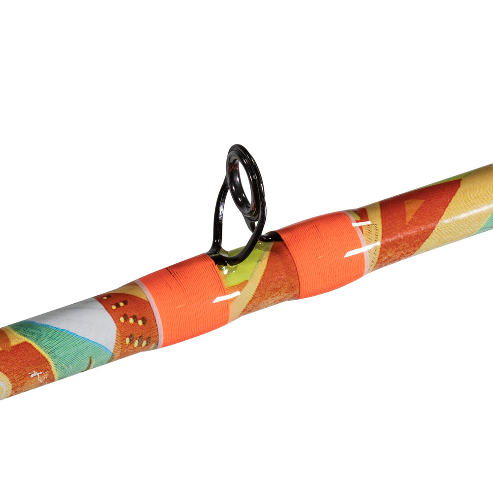 Krazy Pro Series Rod in bright color on water
