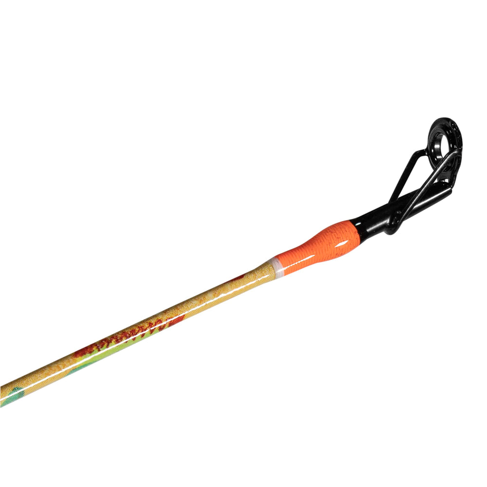 Ergonomic Fuji reel seat on Krazy Pro Series Rod