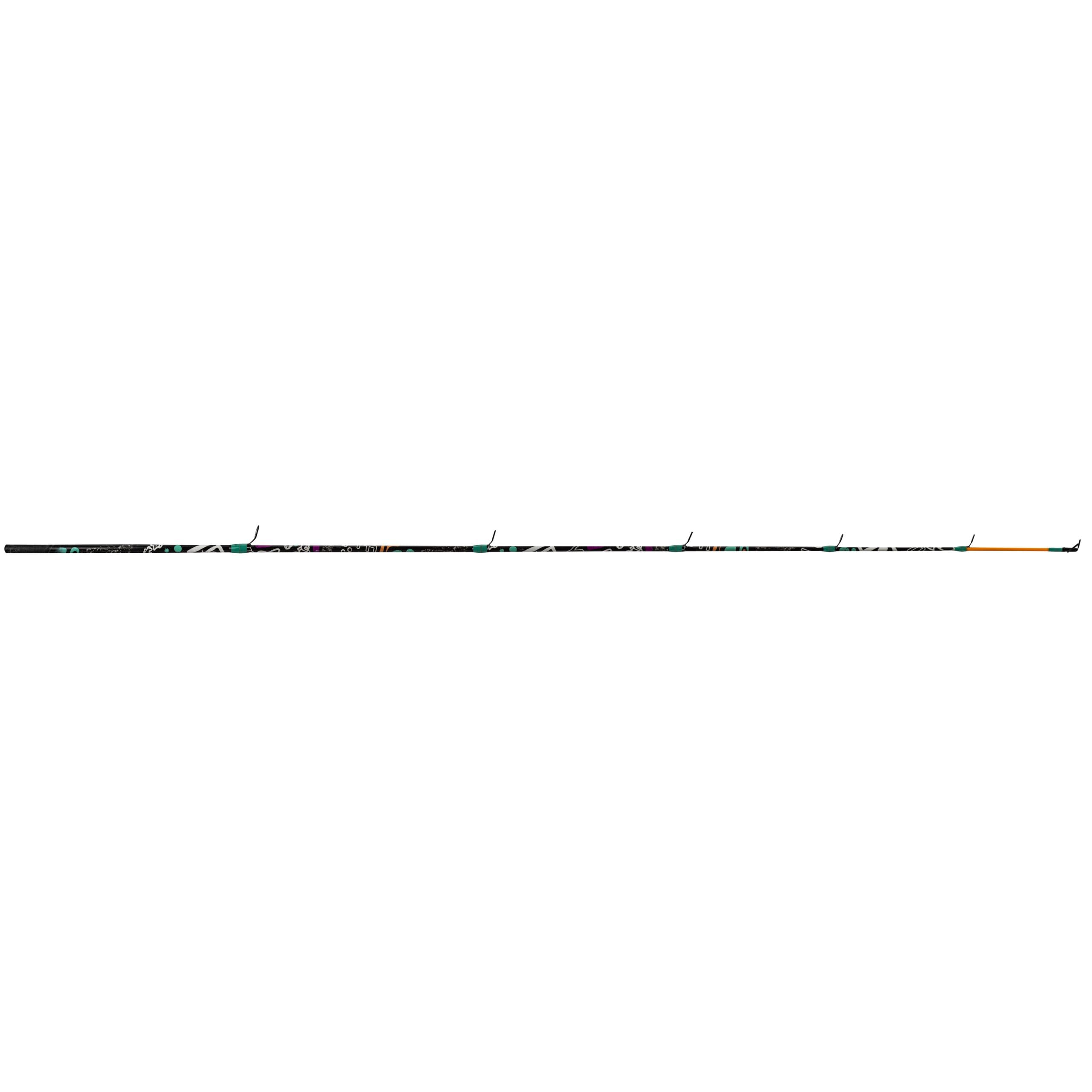 ProFISHiency Krazy Spincast 6lb line, abrasion resistant for steady fishing.