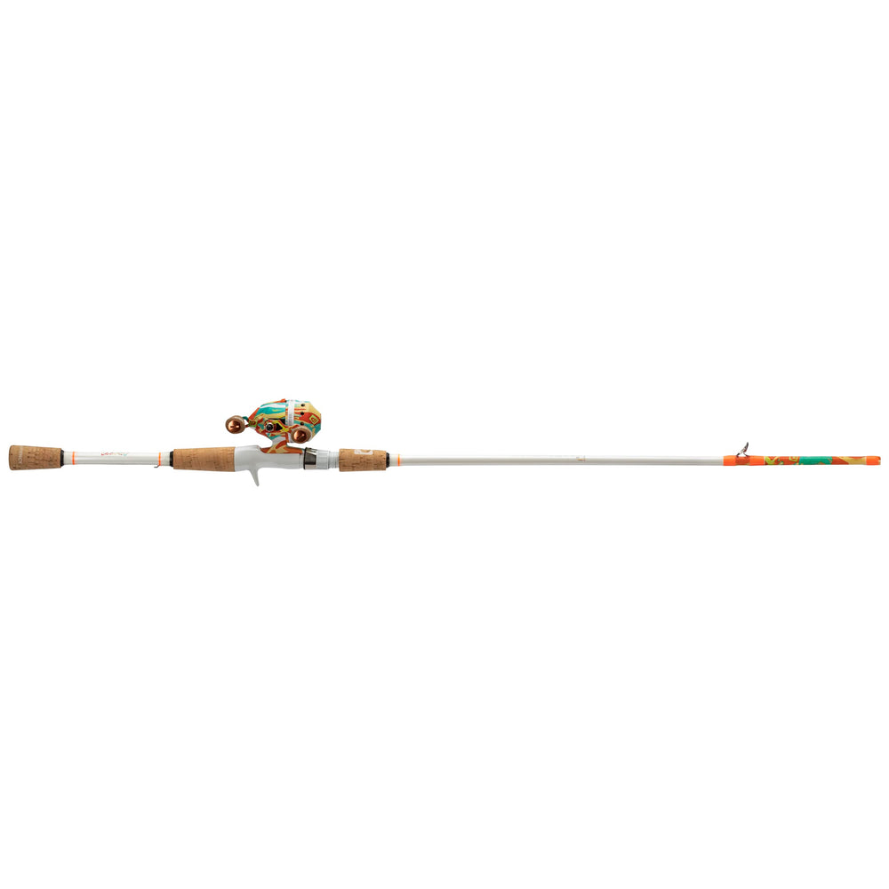 ProFISHiency Krazy spincast reel close-up showing durable build and smooth retrieval.