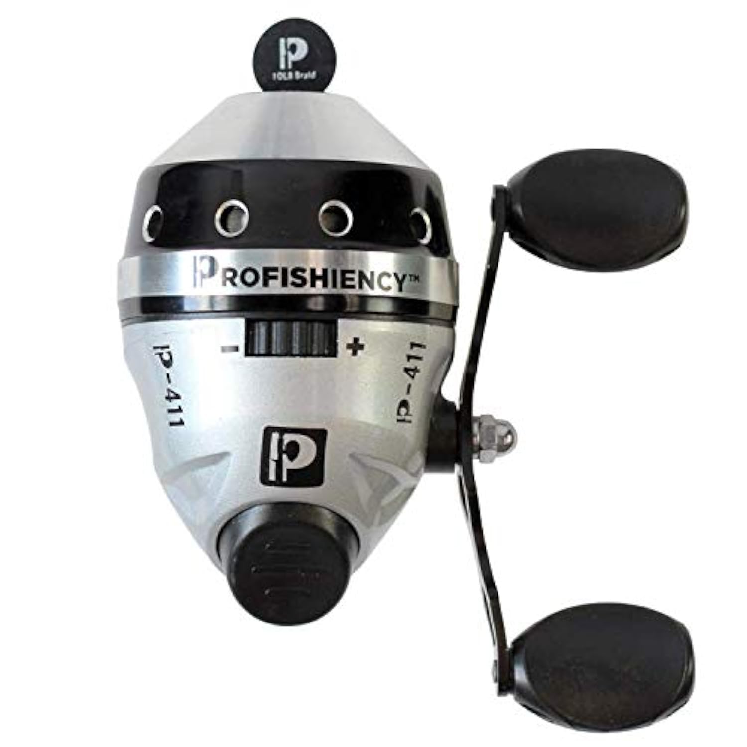 ProFISHiency micro spincast reel with 4.1:1 gearing for lightweight casting.