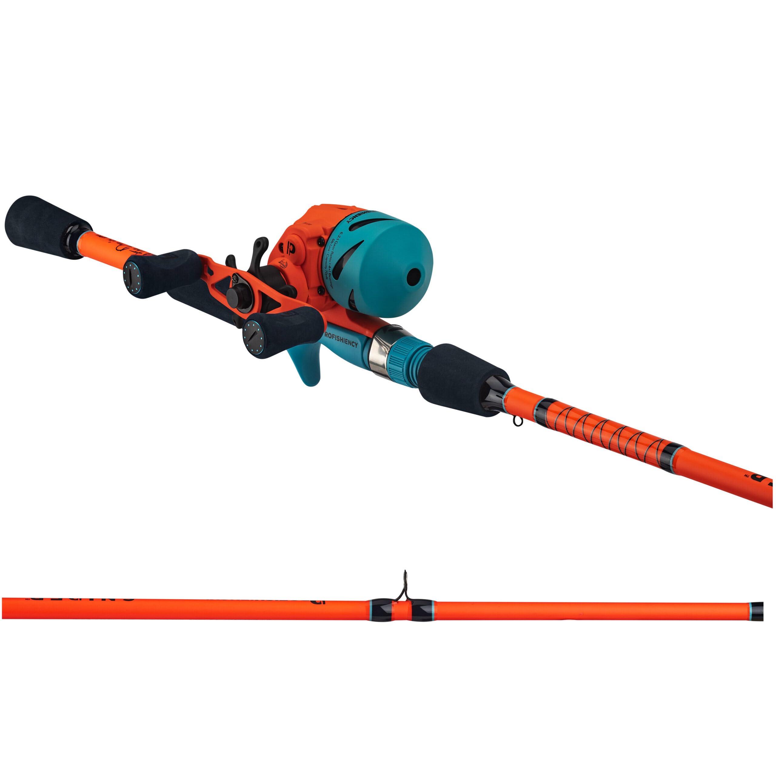 ProFISHiency Sniper Blaze spincast rod 5ft8in with a comfortable grip for easy casting