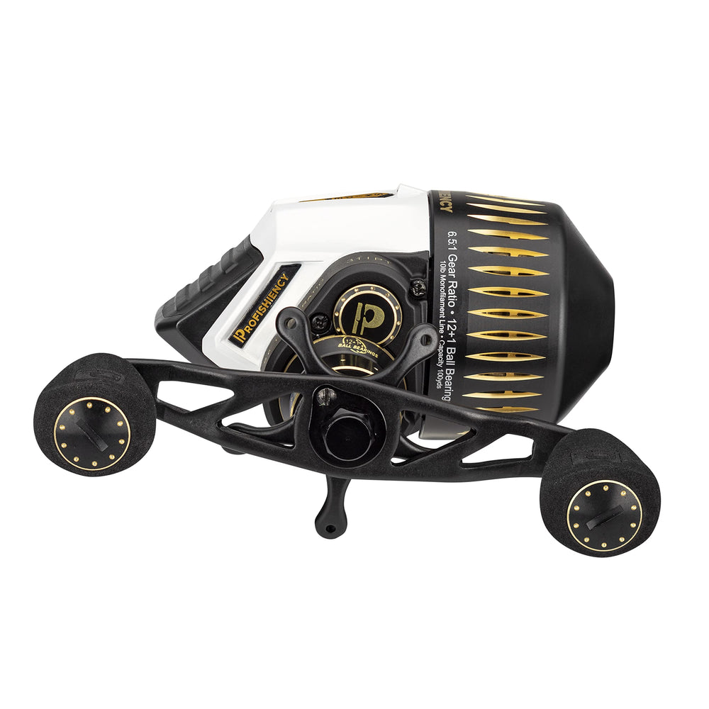 ProFISHiency Sniper Spincast Reel 12-bearing system reduces play for precise hooksets.