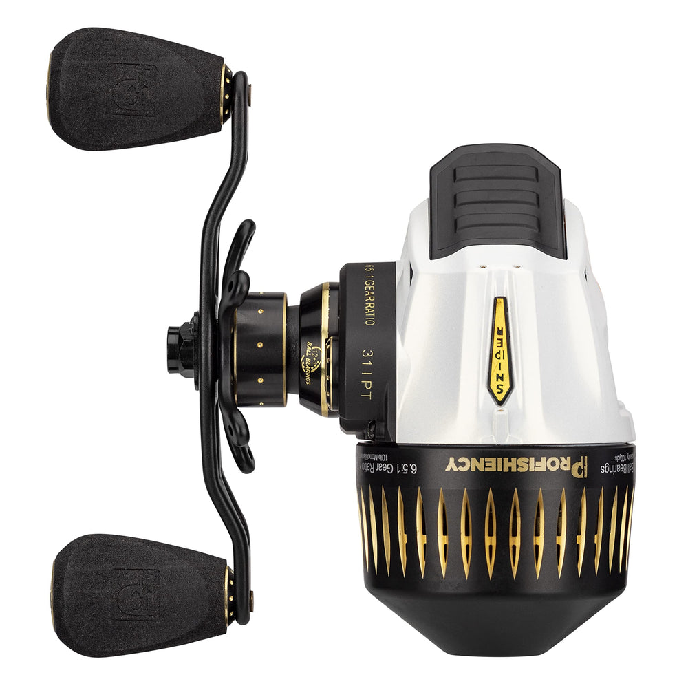 ProFISHiency Sniper Spincast Reel all-metal construction and anodized cone for durable freshwater use.