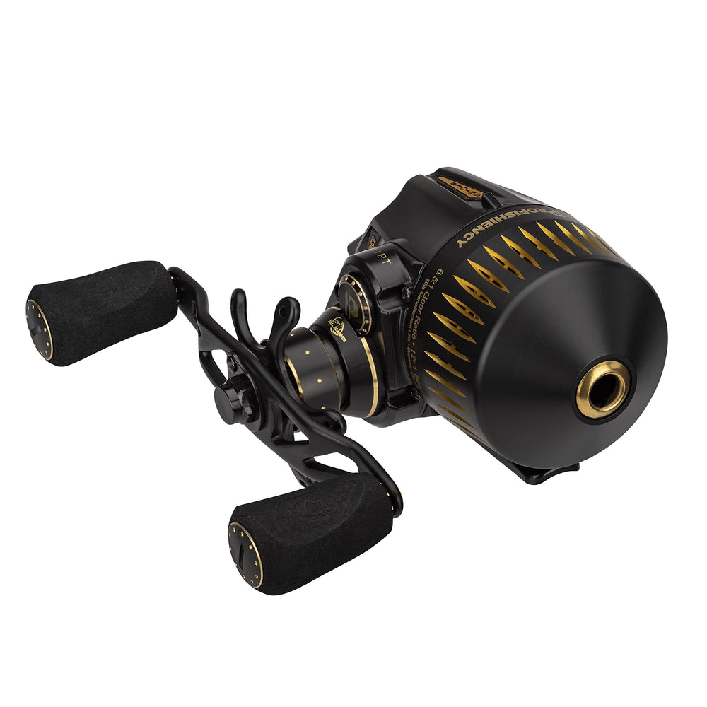 ProFISHiency Sniper Spincast Reel gear-ratio close-up showing fast retrieves and hook potential