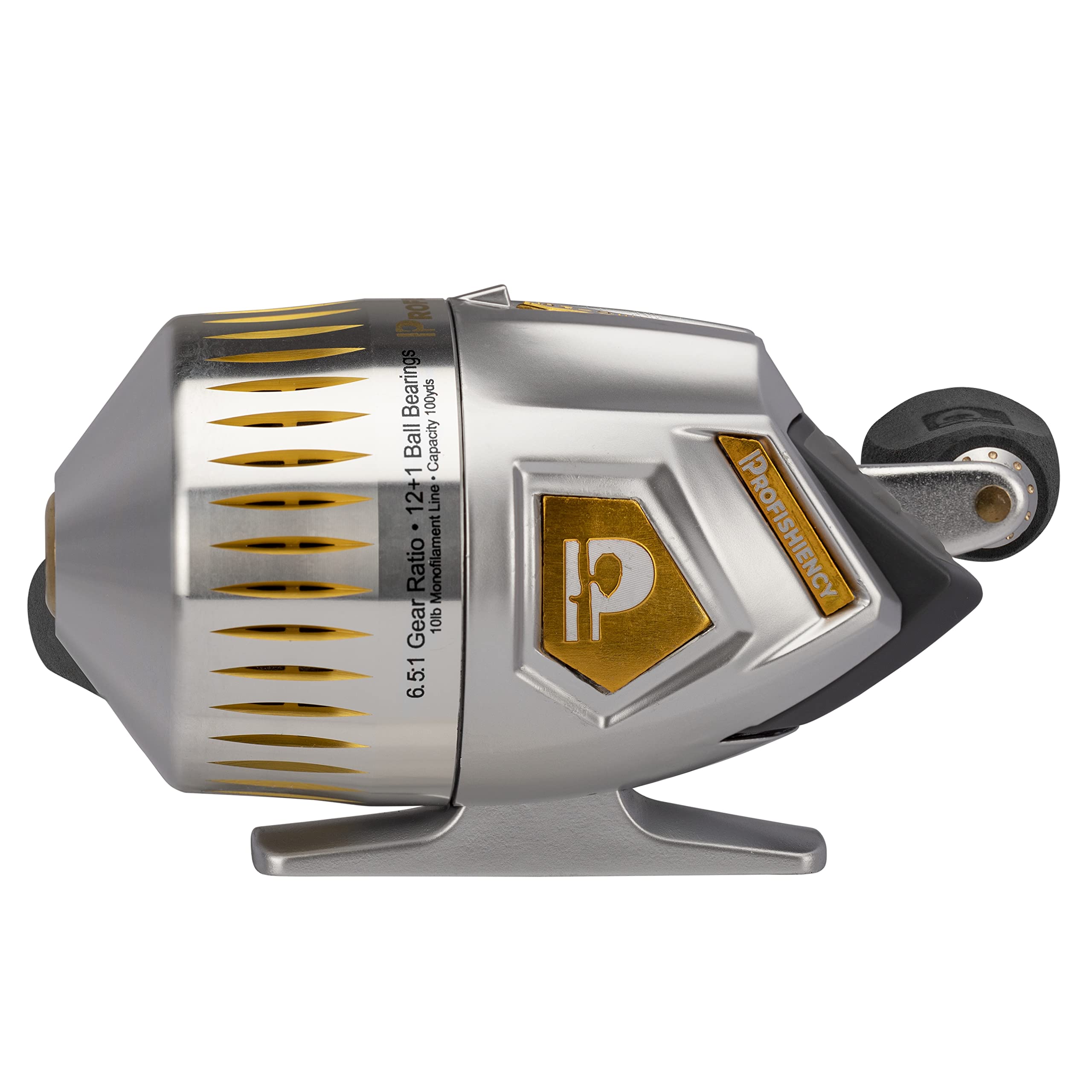 Carbon matrix drag system on Sniper Spincast Reel Silver