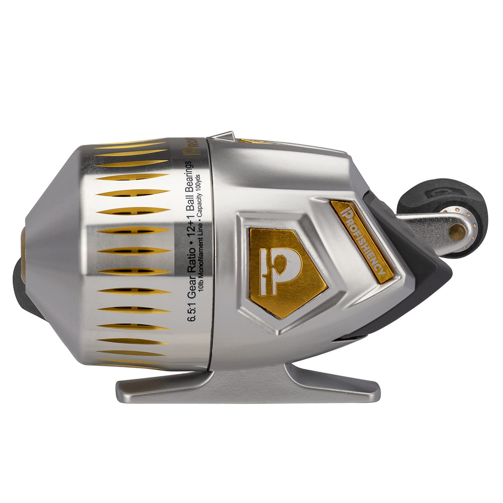 Carbon matrix drag system on Sniper Spincast Reel Silver