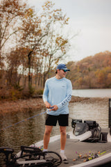 ProFISHiency split cork grips provide all-day comfort on long fishing trips.