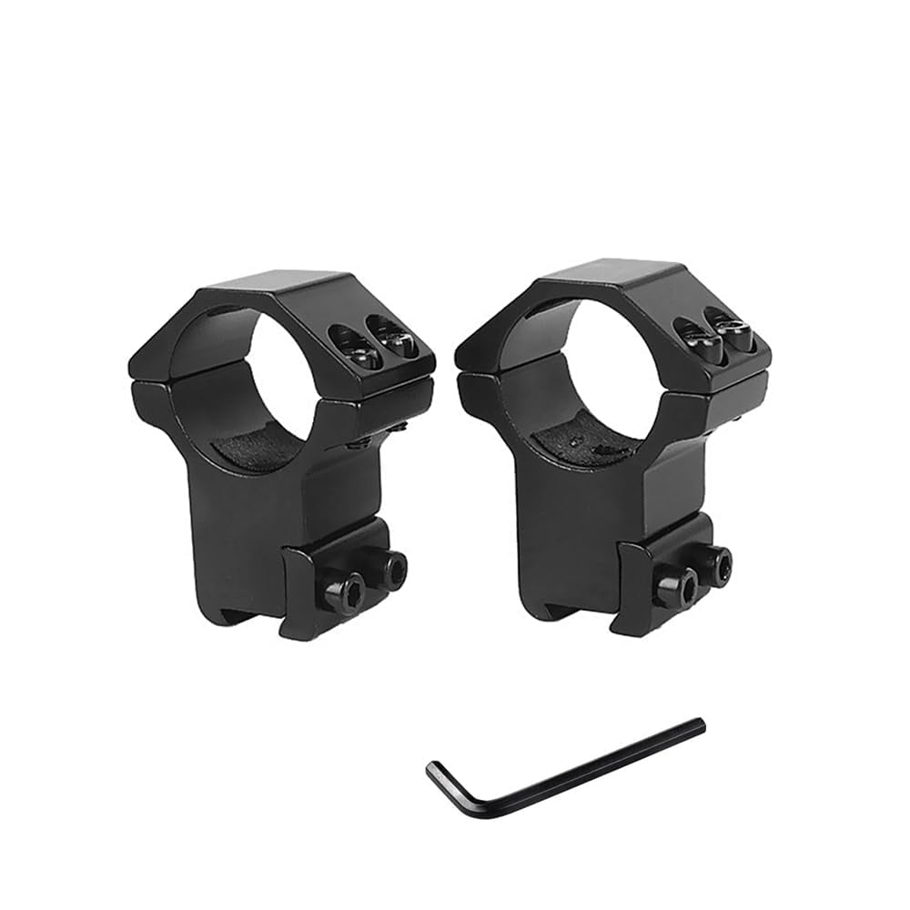 ProWildGear 1inch high-narrow dovetail scope rings for stable alignment