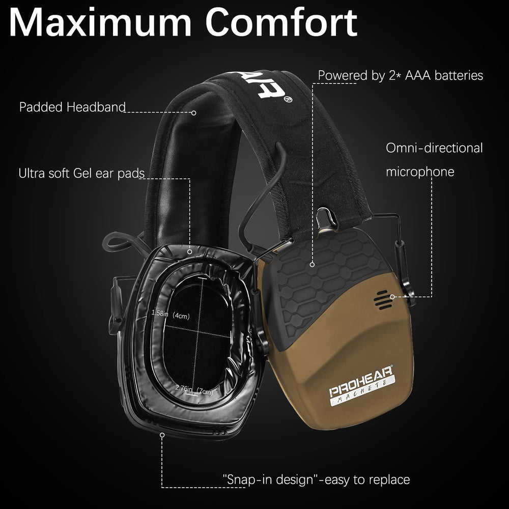 PROHEAR 030 ergonomic headband ensures snug fit for different head shapes.