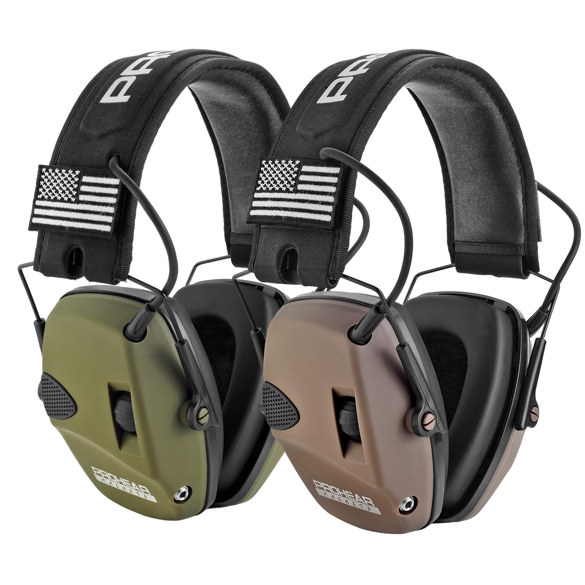 PROHEAR 2 Pack ear protection with 4x amplification for clear range communication.