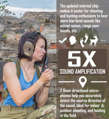 PROHEAR low-profile cups design for glasses wearers during shooting