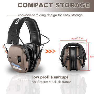 PROHEAR 23dB NRR with ultra-fast attack time for range use
