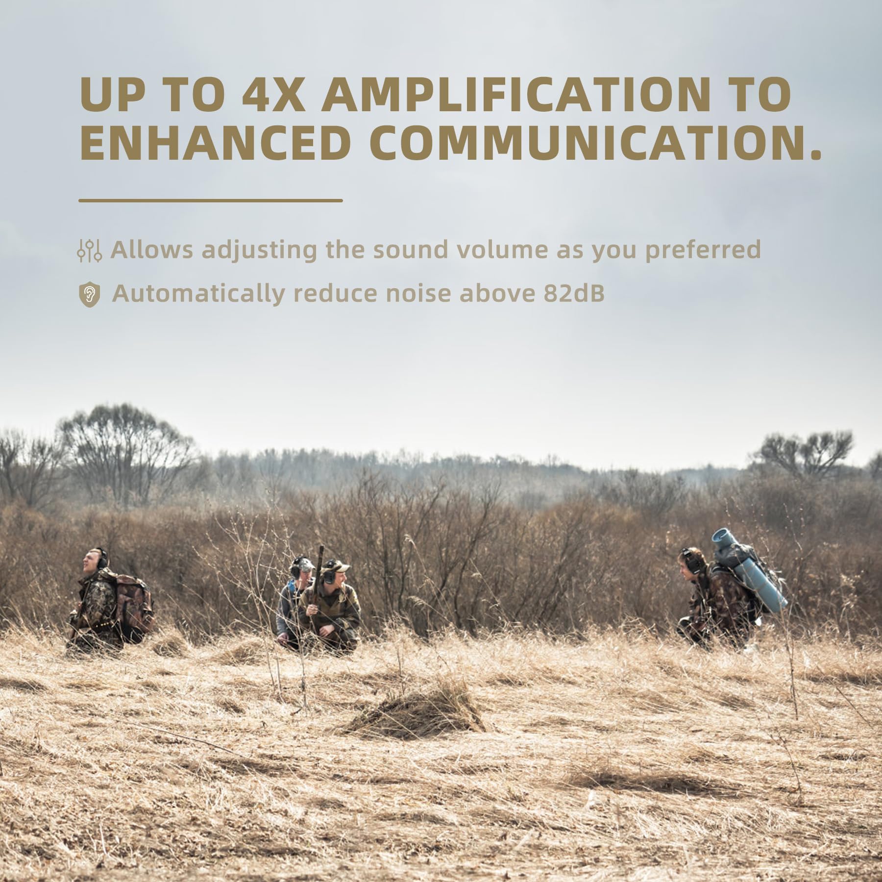 PROHEAR secure-fit earcups provide comfortable long sessions during target practice.