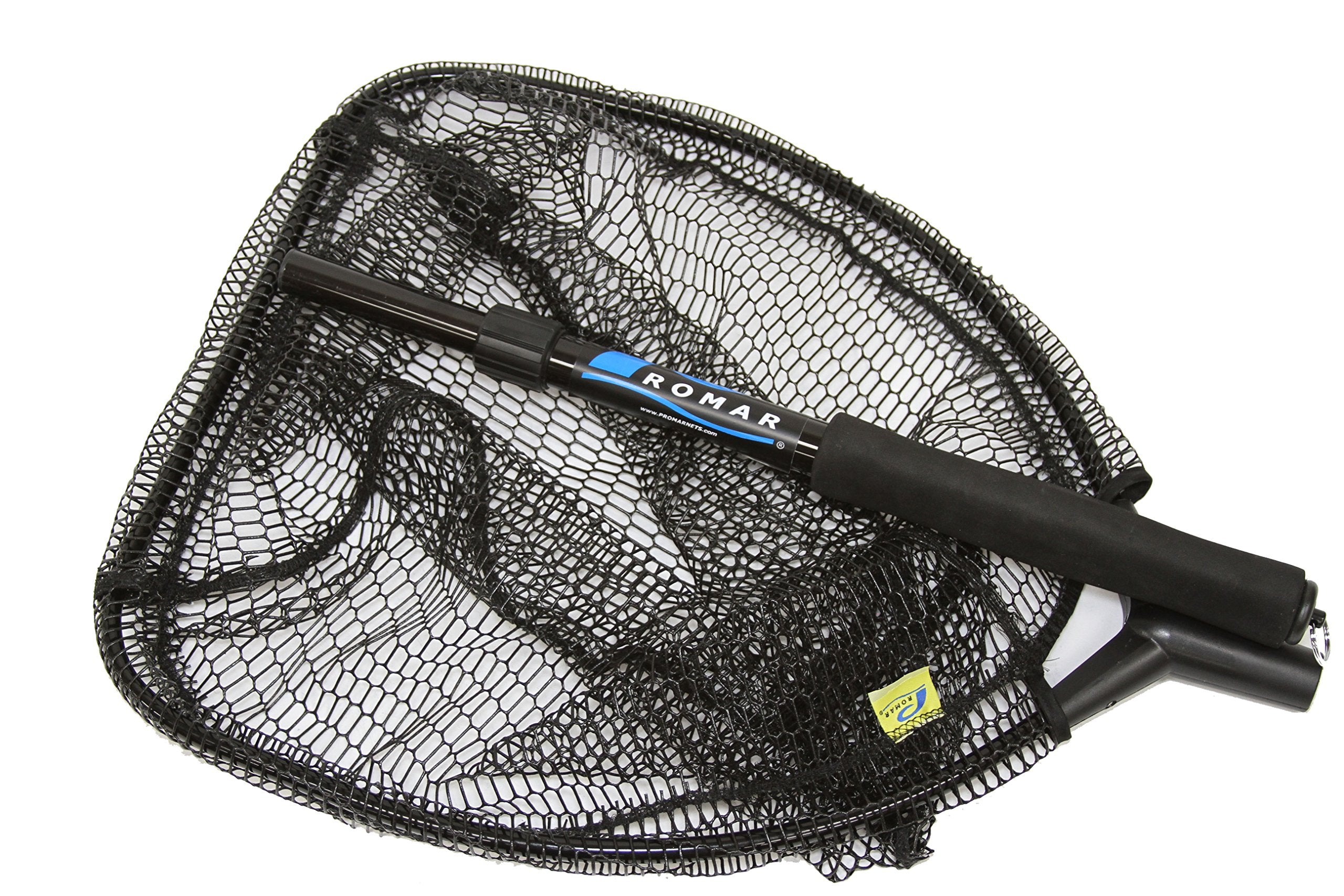 Promar Promesh black finish provides low visibility for stealthy shore and boat fishing.