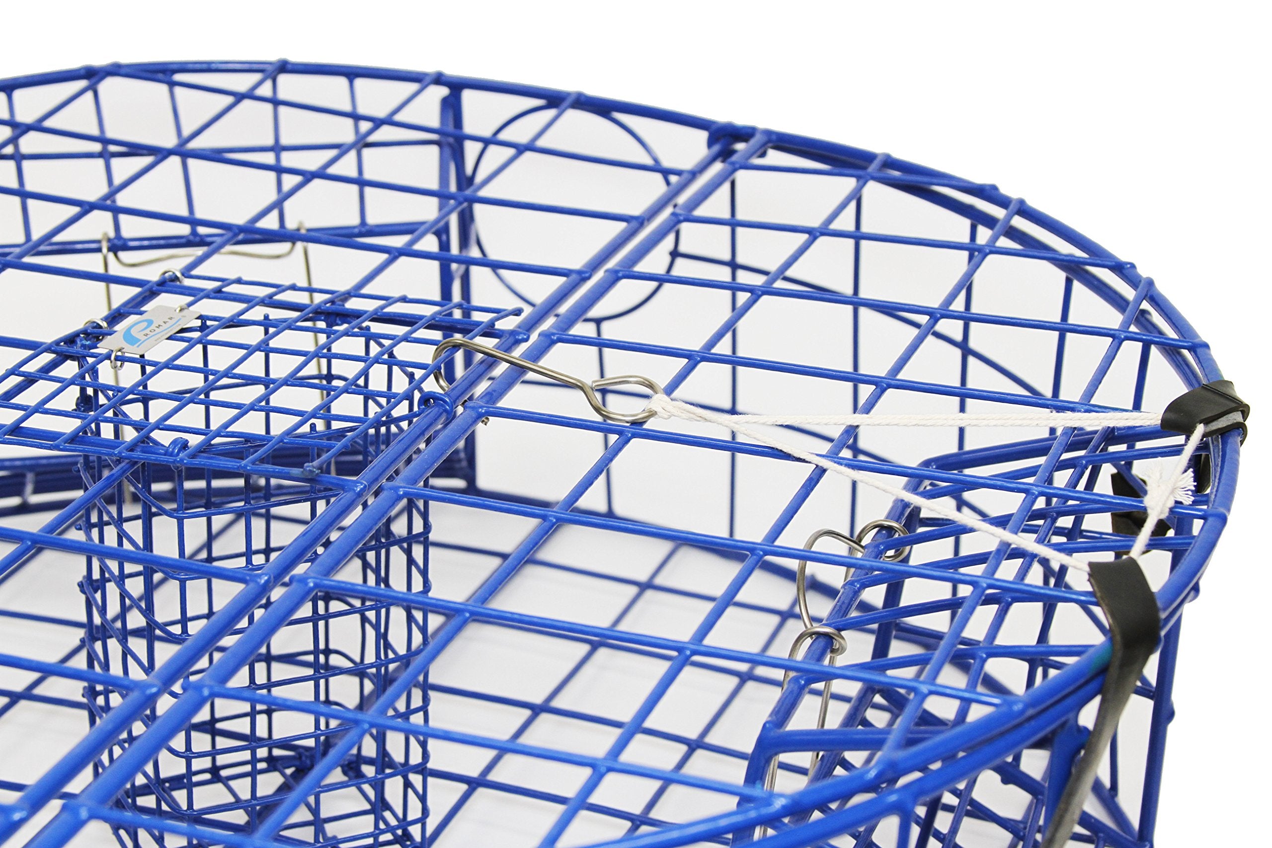 Promar TR-530 heavy-duty crab pot close-up shows rugged construction.