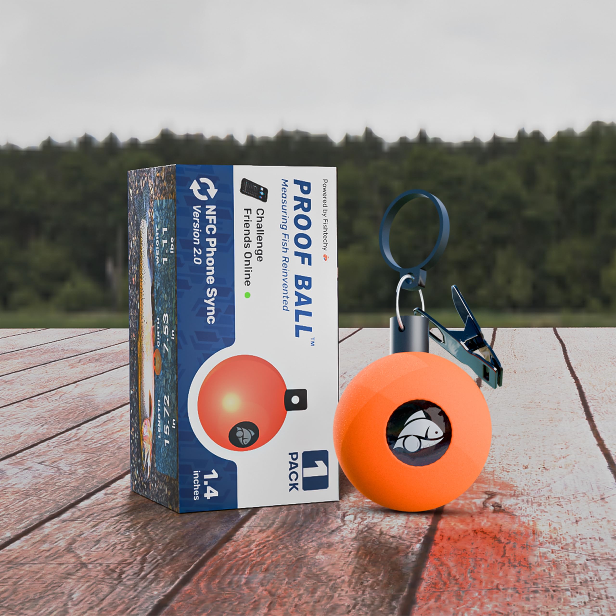 Side-profile measurement with the Proof Ball and fish