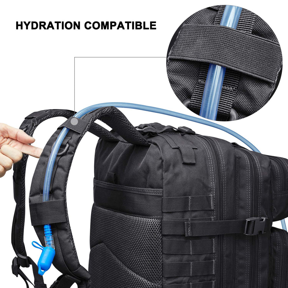 Prospo 40L hydration-compatible backpack ready for water bladders on adventures