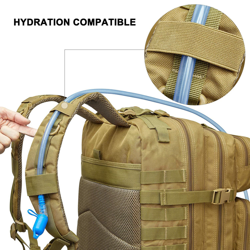 Prospo 40L 3-day-use backpack supports extended trips with organized storage.