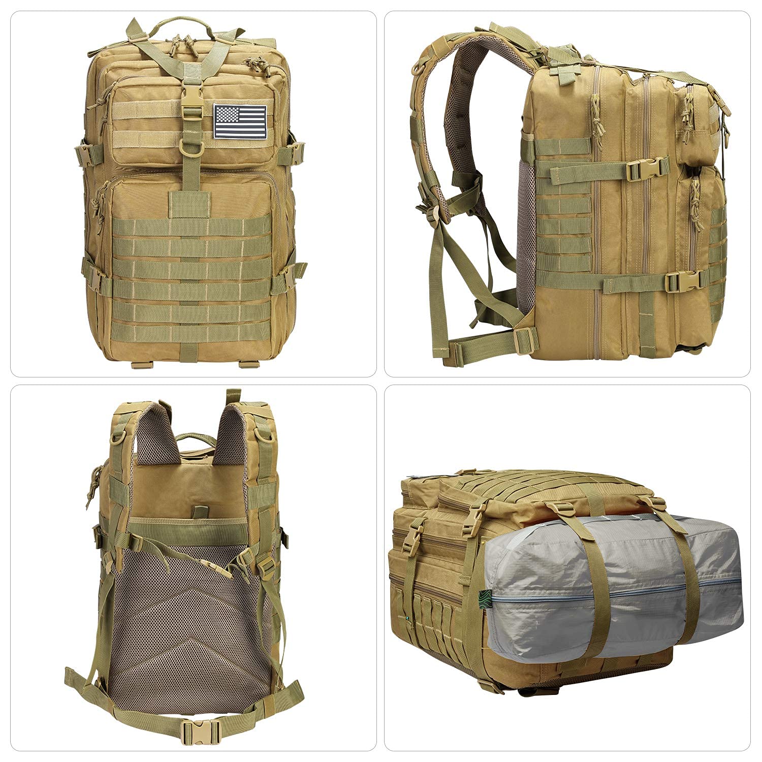 Prospo 40L hydration compatibility image demonstrates easy bladder integration on the go.