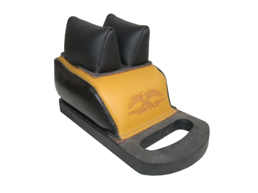 Protektor Model Deluxe BB Rear Bag with 3/8 inch rabbit leather ears for bench rest stability