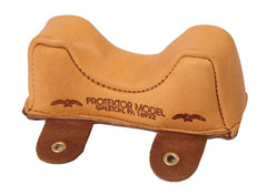 Protektor Model Owl Ear Front Bag on a rifle rest provides steady support