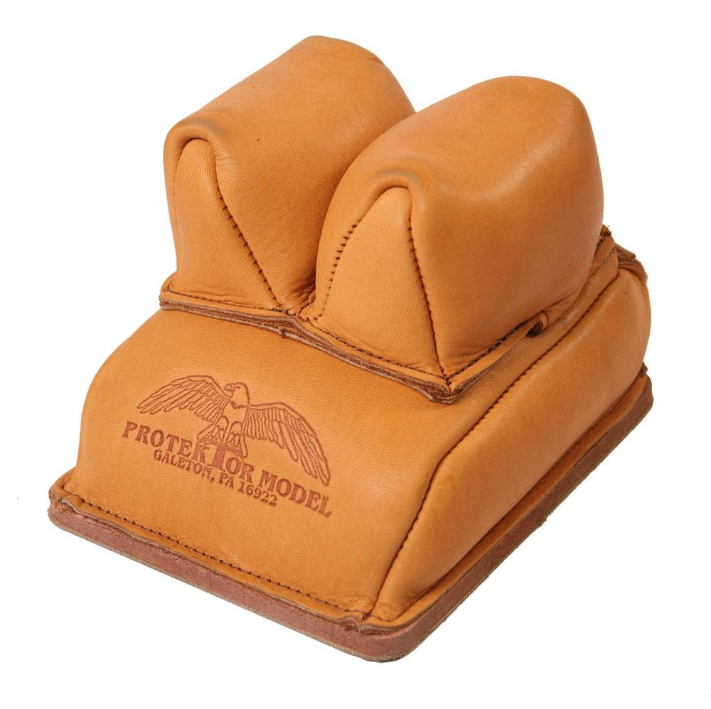 Protektor Model Rabbit Ear Rear Bag with Hard Bottom demonstrating stable rear stock support.