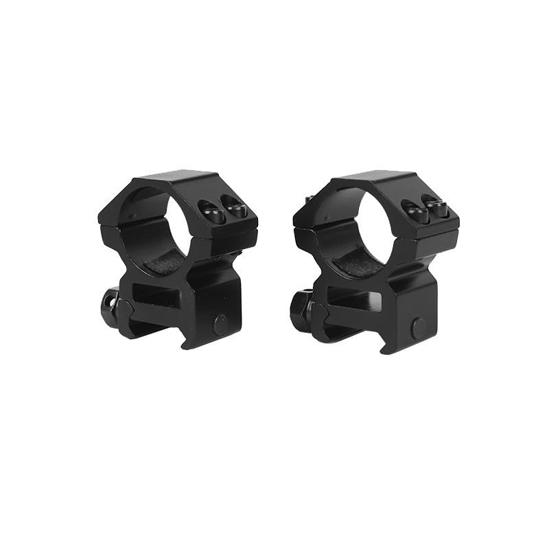 ProWildGear dovetail rail mount shows 21mm/20mm compatibility for quick setup