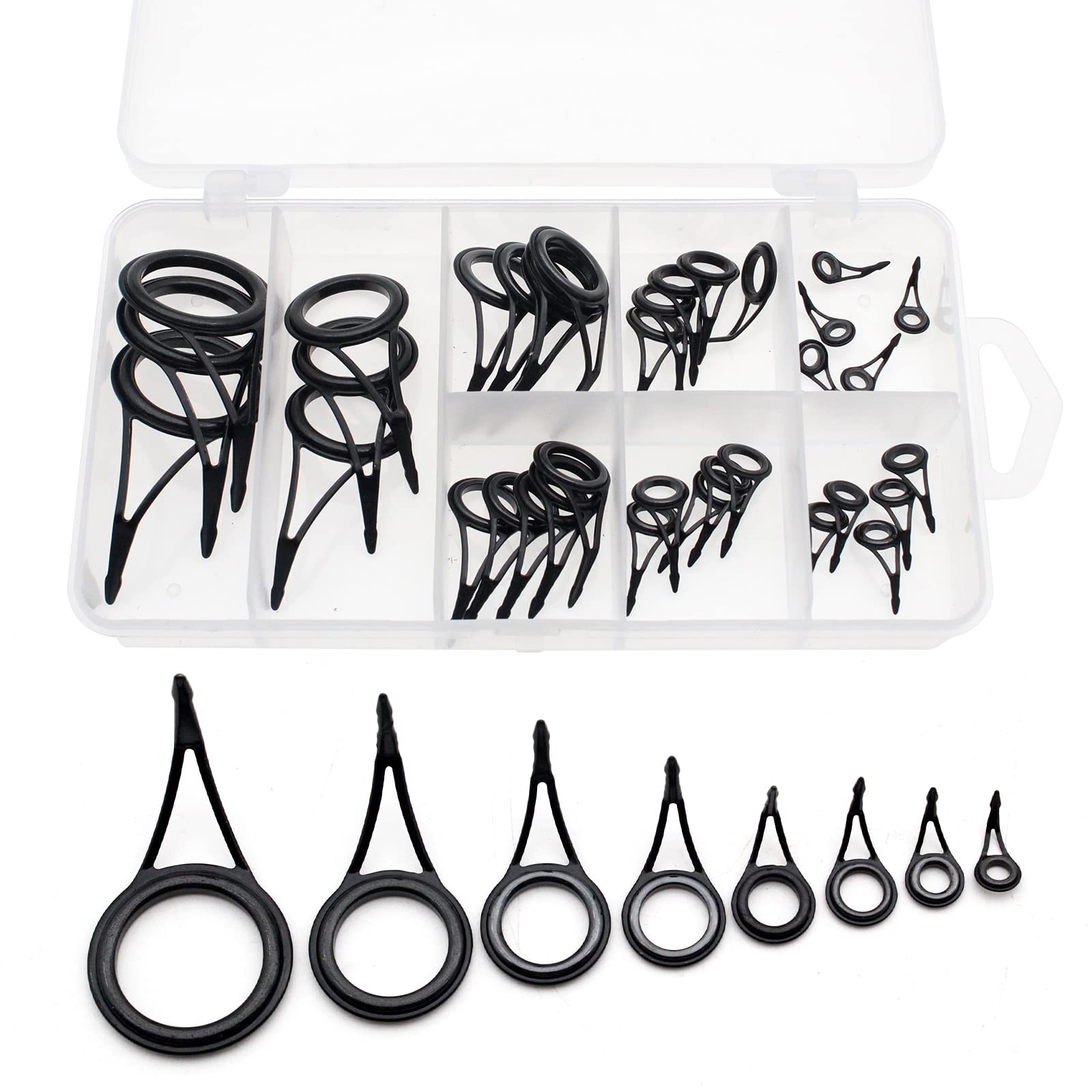 Proximitck fishing rod tip repair kit with storage box