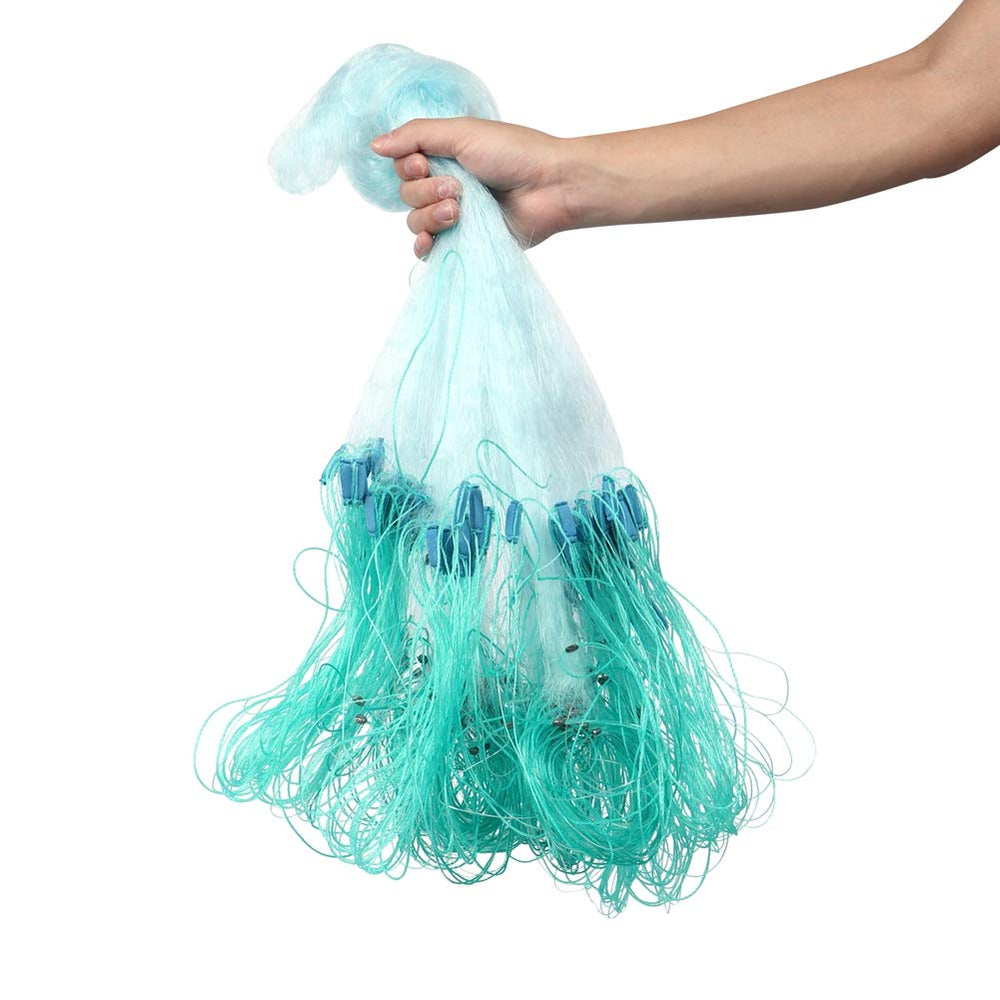 Pssopp fishing net 50m length for versatile bait fishing and coastal use.
