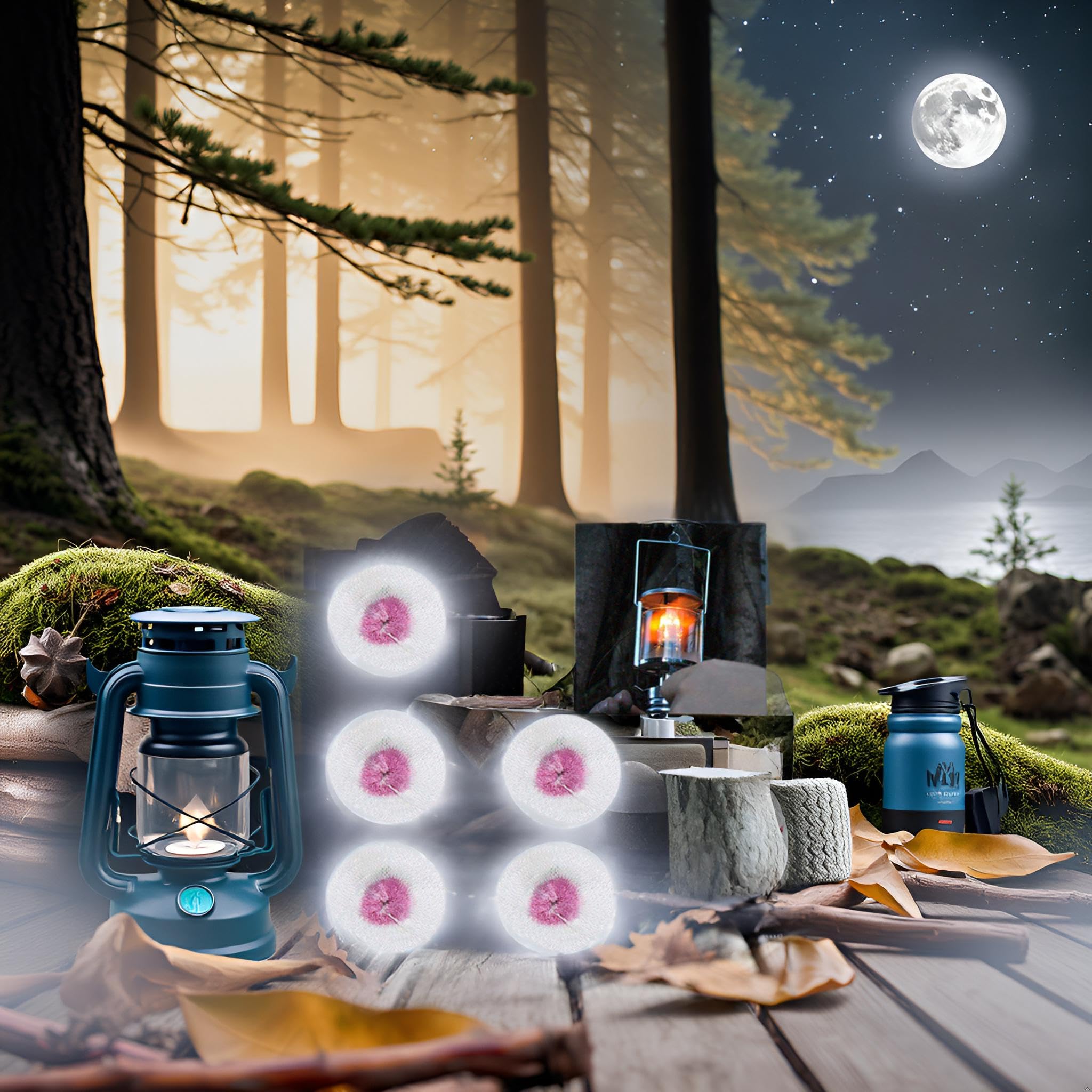 Pssopp outdoor camping lantern gear enhances field lighting.