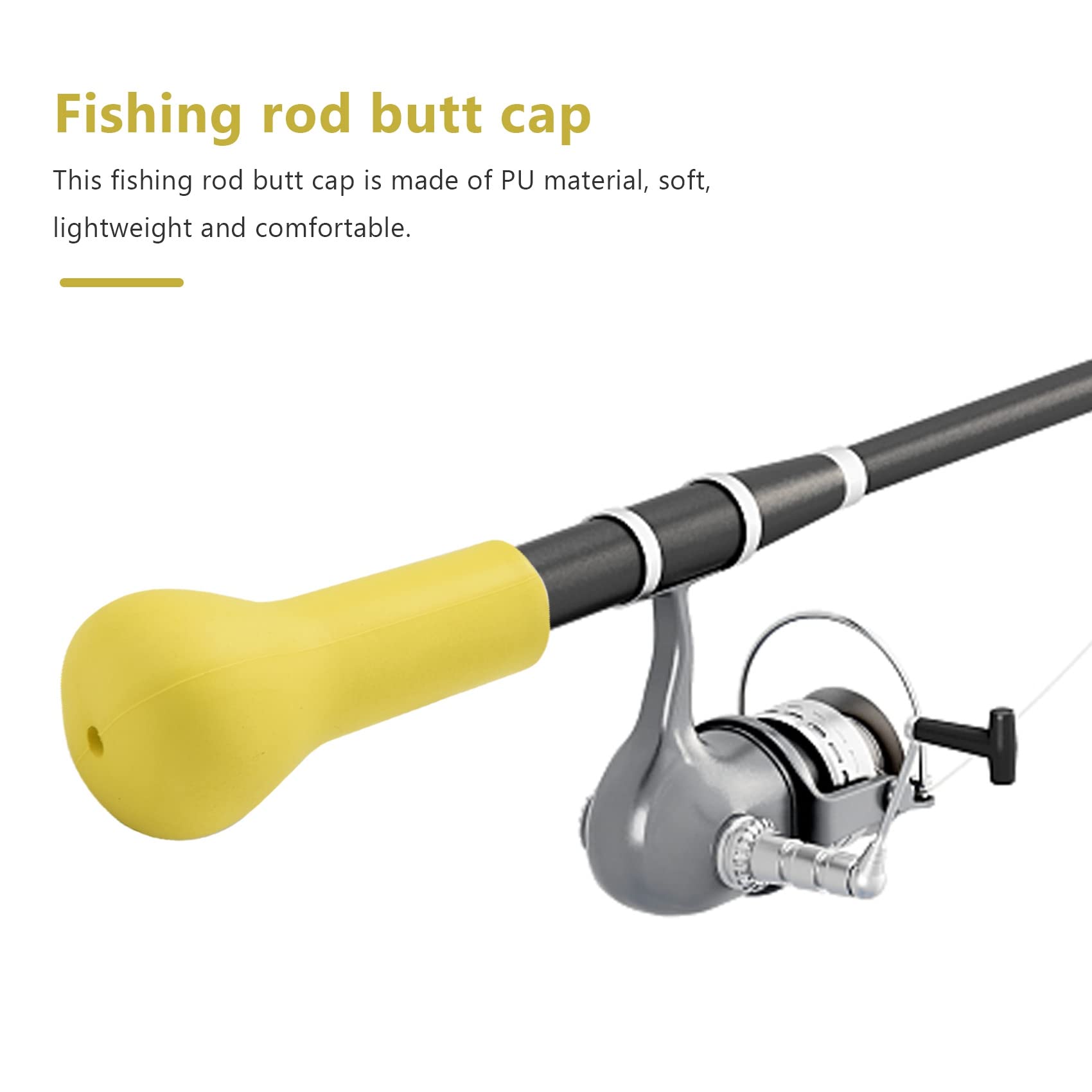Pteanecay rod holder gimbal pad delivers shock absorption during fights.