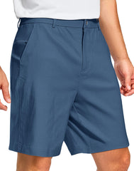 Pudolla golf shorts 7-inch inseam fabric dries quickly for hot days