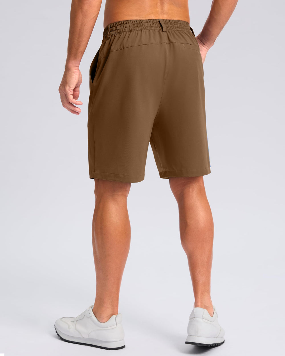 Pudolla shorts highlighting three pockets for golf accessories and essentials.