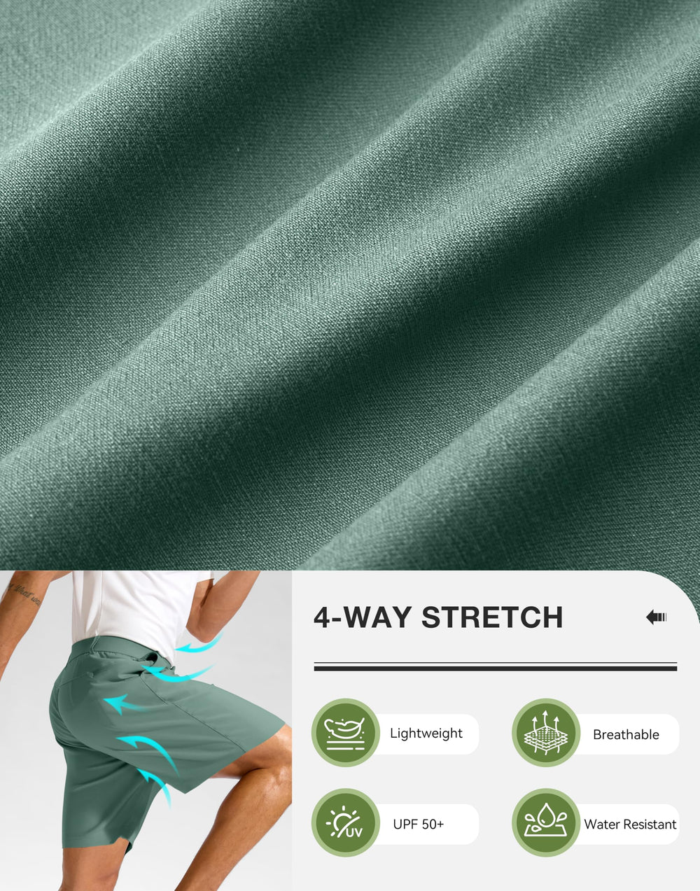 Pudolla shorts in 7in inseam balance coverage with movement.