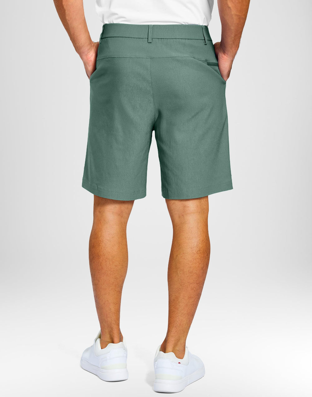 Pudolla shorts with zip pocket keep your phone secure during activity.